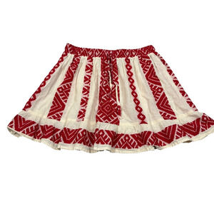 Pearl & Caviar Womens Size S Printed Mini Skirt Resort Wear